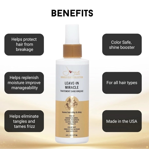 Joyce Giraud Leave-In Miracle Treatment with Pure4 Oils, 6 Oz - Picture 4 of 5